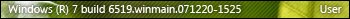 Windows 7 build 6519 User v2