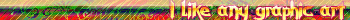 I like any graphic art