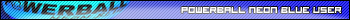 powerball neon blue user