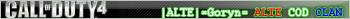 |ALTE| COD Clan =Goryn=