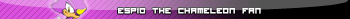 Espio the Chameleon fan